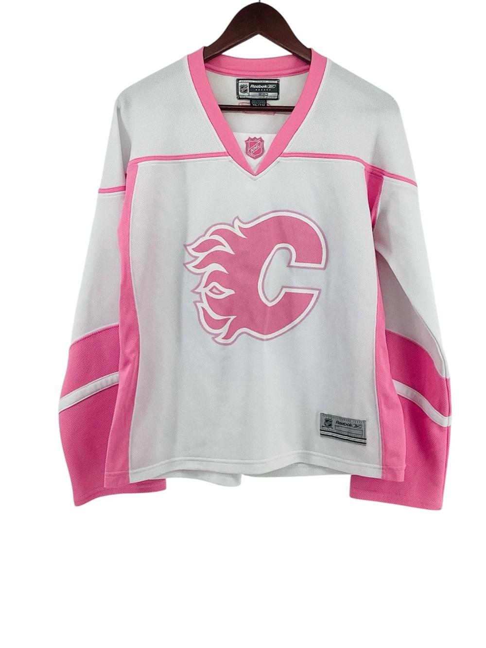🐷 Reebok Calgary Flames NHL Jersey, Size XL